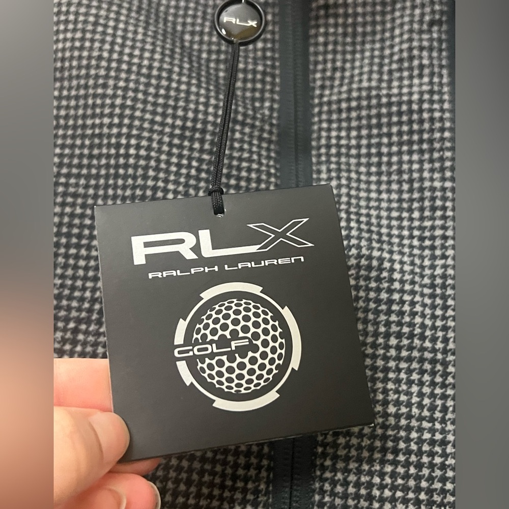 RLX Ralph Lauren Golf 1/2 Zip Rotator Pullover BI-SWING Jacket Small Lightweight - Picture 9 of 14
